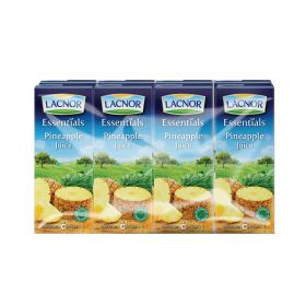 Lacnor Essentials Pineapple Juice 8 X 180Ml